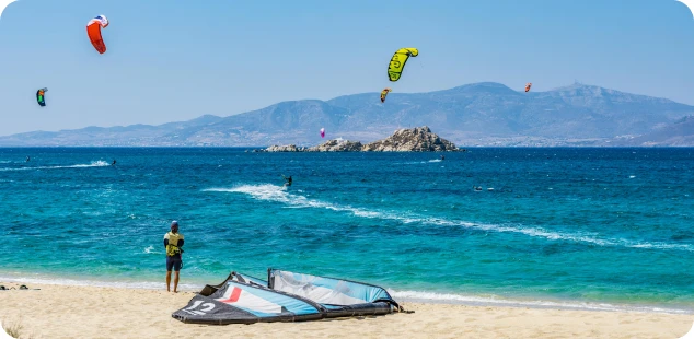 Greece Kitesurf Naxos Island