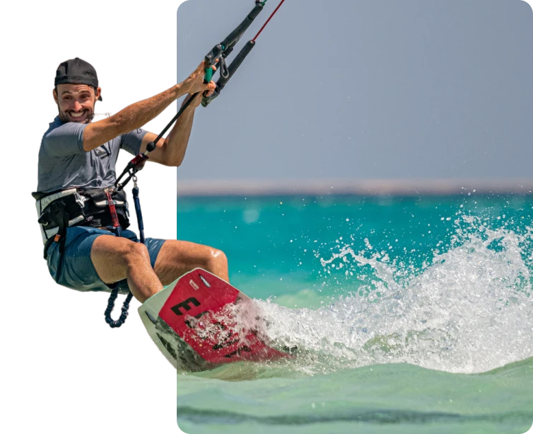 Take kitesurfing lessons in Portugal